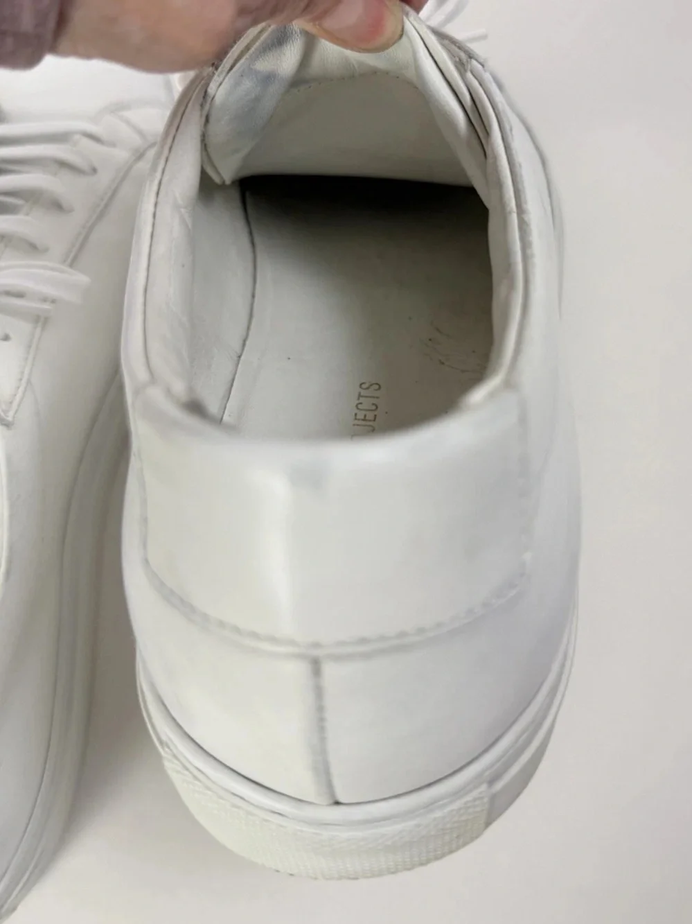 Common Projects White Leather Low-Top Sneakers